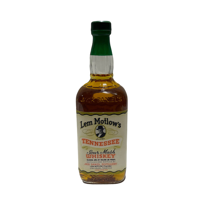 Lem Motlow's Tennessee Sour Mash Whiskey Bottled 1989