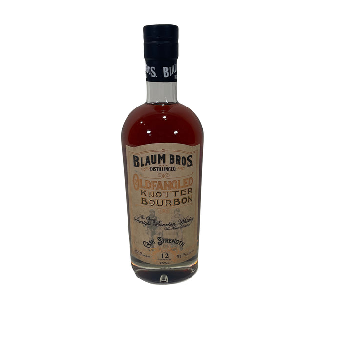 Blaum Bros 12 Year OLDFANGLED Knotter Bourbon Cask Strenght 114 Proof