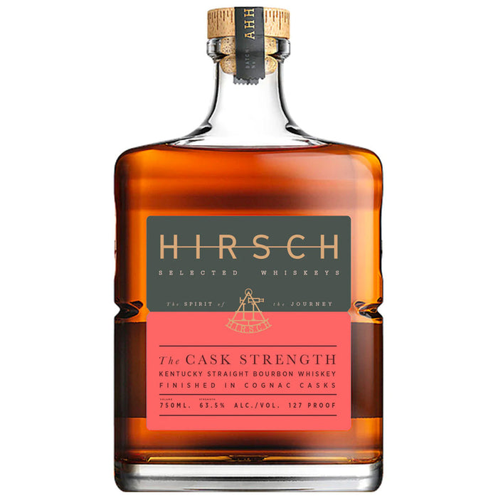 Hirsch Cask Strength 7.5 year old  Kentucky Straight Bourbon Whiskey finished in Cognac Casks