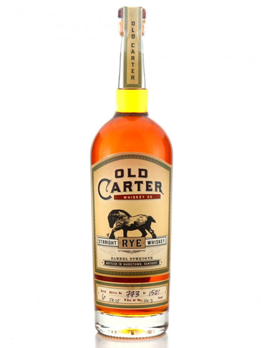 Old Carter Barrel Strength Straight RYE Whiskey Batch 6 116.3 proof