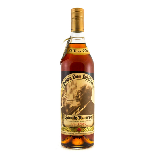 Old Rip Van Winkle Family Reserve Preston Van Winkle Signed 23 Year Old Kentucky Straight Bourbon Whiskey 750ml