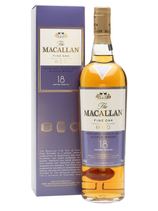 The Macallan Fine Oak 18 Year Old Single Malt Scotch Whisky