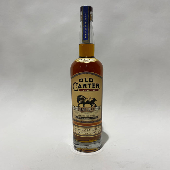 Old Carter Batch 2 Small Batch Straight Kentucky Whiskey 131 proof