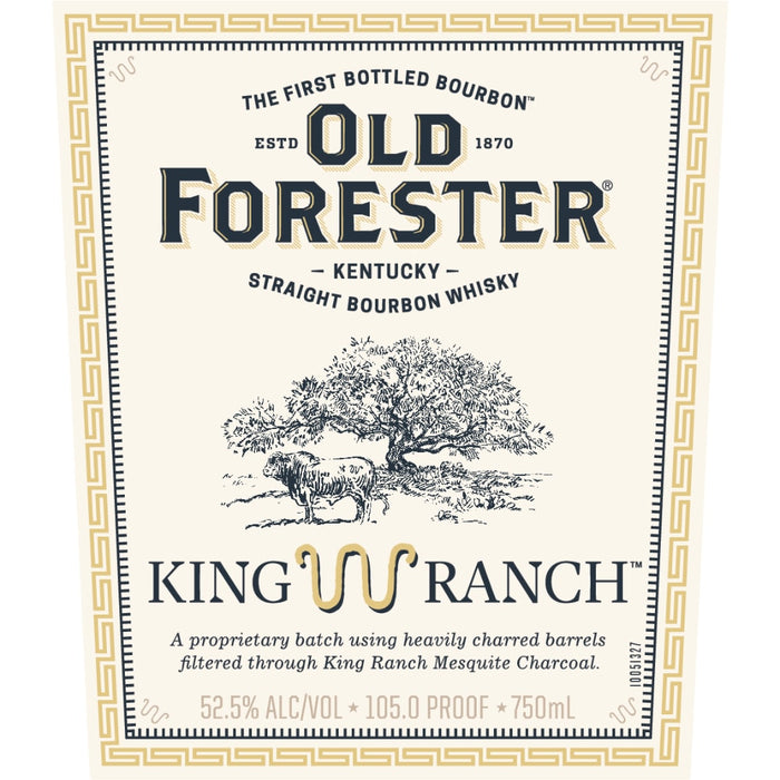 Old Forester Kentucky Straight Bourbon King Ranch Collaboration