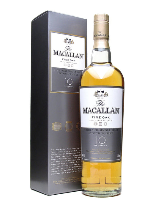 The Macallan Fine Oak 10 Year Old Single Malt Scotch Whisky