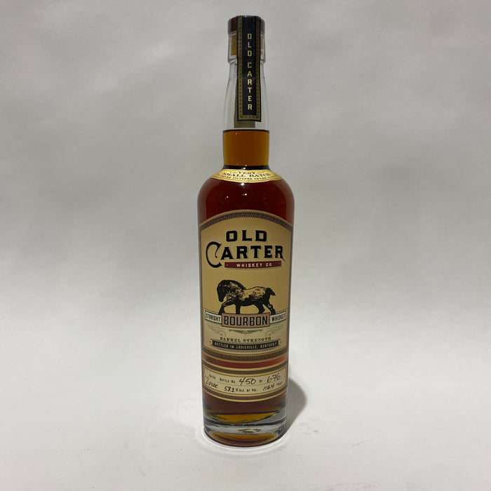 Old Carter Very Small Batch Straight Bourbon Whiskey Batch 2 PLDC 116.4 proof