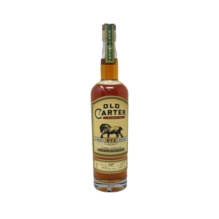 Old Carter Batch 8 Barrel Strength Straight Rye Whiskey 750ml