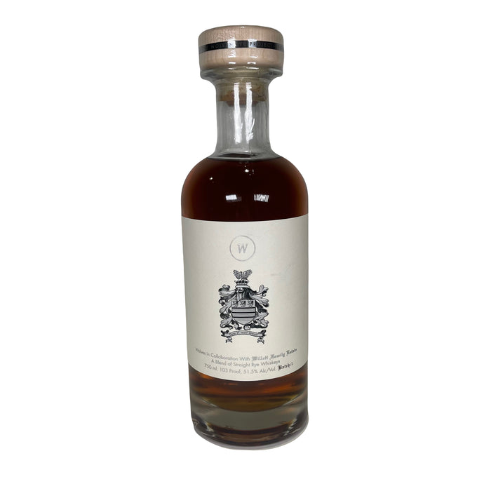 Wolves & Willett Family Estate The Rye Project Batch No. 1 Straight Rye Whiskey