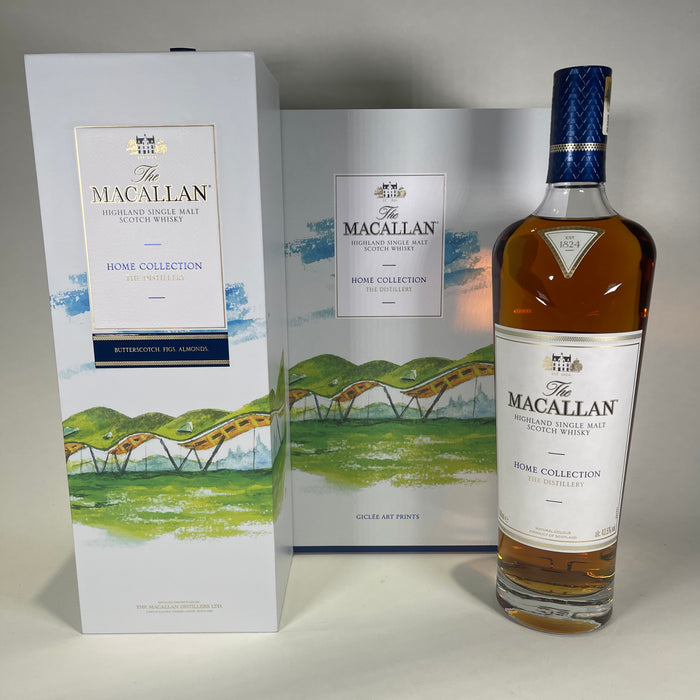 The Macallan Home Collection 'The Distillery' Single Malt Scotch Whisky with Print