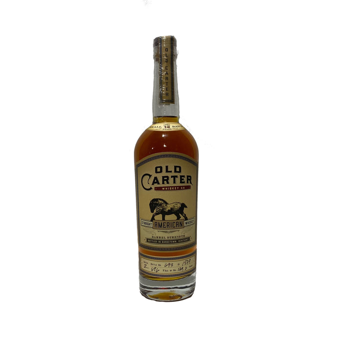 Old Carter 12 Year Old Barrel Strength Batch 2 Straight American Whiskey 750ml