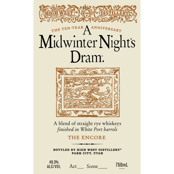 High West A Midwinter Night's Dram The Encore Act 1