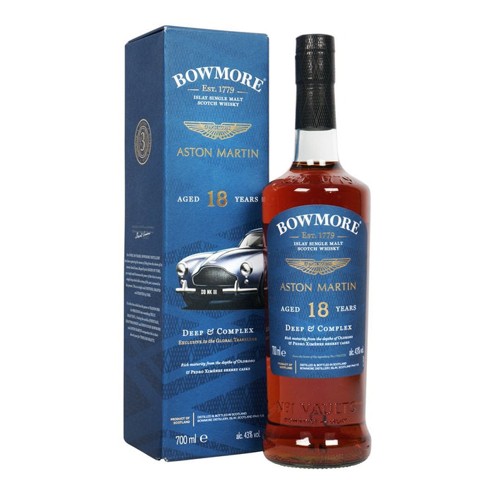 Bowmore Aston Martin 'Deep and Complex' 18 Year Old Single Malt Scotch Whisky