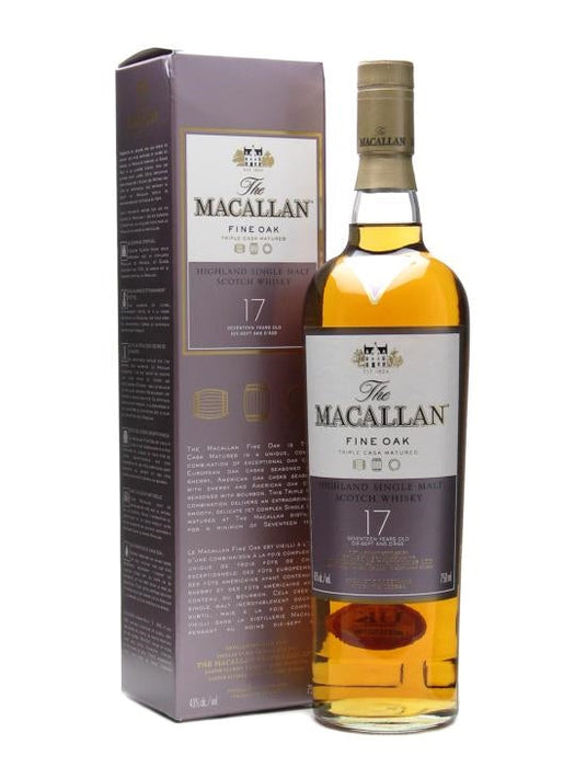 Macallan Fine Oak Triple Cask Matured 17 Year Old Single Malt Scotch Whisky