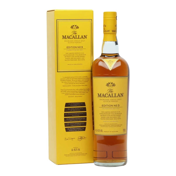 ウイスキー MACALLAN single malt scotch whiskey macallan-edition-no-3-p1559-