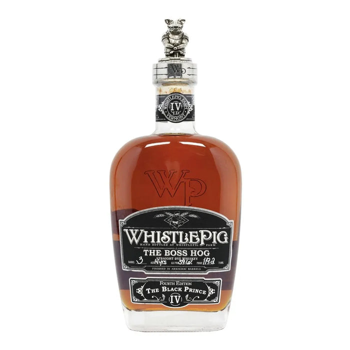 WhistlePig The Boss Hog 4th Edition 'The Black Prince' Straight Rye Whiskey